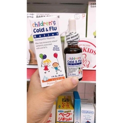 Siro Children Cold and Flu Mỹ 30ml - Giảm cảm lạnh hiệu quả Mỹ