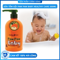 Sữa tắm gội Paw Paw Baby Healthy Care 500ml của Úc cho trẻ