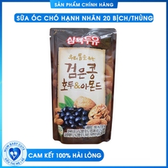 Nước Óc Chó Hạnh Nhân Đậu Đen Hàn Quốc 20 bịch ( hay còn gọi là Sữa Óc Chó Hàn Quốc)