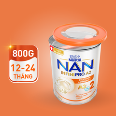 Sữa Bột NAN INFINIPRO A2 Số 2 800g Cho Trẻ 1-2 Tuổi – Dinh Dưỡng Toàn Diện