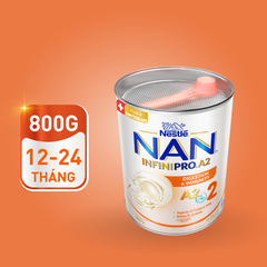 Sữa Bột NAN INFINIPRO A2 Số 2 800g Cho Trẻ 1-2 Tuổi – Dinh Dưỡng Toàn Diện