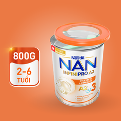 Sữa Bột NAN INFINIPRO A2 Số 3 800g Cho Trẻ 2-6 Tuổi – Dinh Dưỡng Toàn Diện