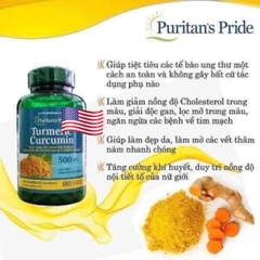 VIÊN UỐNG TINH NGHỆ VÀNG CURCUMIN PURITAN'S PRIDE 500mg