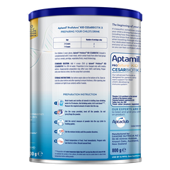 Sữa Aptamil Profutura KID Cesarbiotik 3 800g – Dinh Dưỡng Cao Cấp Cho Bé Từ 2 Tuổi
