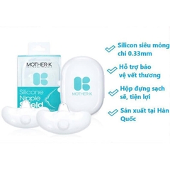 Trợ ti silicone Mother-K Hàn Quốc chất liệu silicone mềm, bám dính tốt có kèm hộp