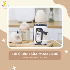 Túi Ủ Bình Sữa Moaz BéBé MB-067 – Túi Giữ Ấm Bình Sữa Di Động Cho Bé Sơ Sinh Khi Đi Du Lịch, Ra Ngoài Chơi, Giữ Nhiệt 12h
