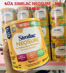 Sữa bột Similac Neosure Infant cho bé sinh non, thiếu tháng, nhẹ cân 0-12 tháng 371g