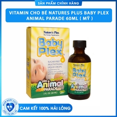 Vitamin cho bé Natures Plus Baby Plex Animal Parade 60ml của Mỹ