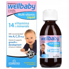 VITAMIN TỔNG HỢP WELLBABY MULTIVITAMIN LIQUID ( ANH )