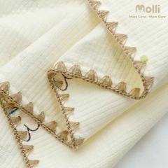 Ủ choàng có đai Muslin 3 lớp chính hãng Molli cao cấp