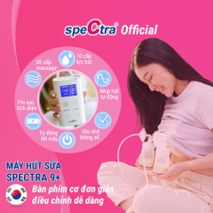 Máy Hút Sữa Điện Đôi Spectra 9 Plus Chính Hãng Hàn Quốc (Bảo Hành 12 tháng)