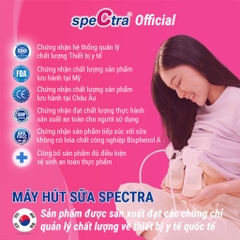 Máy Hút Sữa Điện Đôi Spectra 9 Plus Chính Hãng Hàn Quốc (Bảo Hành 12 tháng)