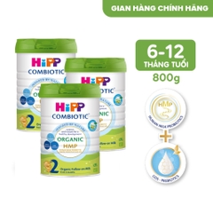 🍼 Sữa HiPP Organic Combiotic số 2 – Sữa Hữu Cơ Chuẩn Châu Âu Cho Bé Từ 6-12 Tháng