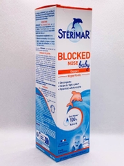 Xịt Mũi Cá Heo Cam Sterimar Blocked Nose Baby 100ml Cho Trẻ Từ 3 Tháng Đến 3 Tuổi 2026 – Xịt Mũi Muối Biển Ưu Trương Sterimar Blocked Nose Baby Điều Trị Tắc Mũi Ngạt Mũi Sổ Mũi Làm Sạch Dịch Nhầy Hỗ Trợ Thở Dễ Dàng An Toàn 100% Tự Nhiên Chính Hãng Pháp Giá Rẻ