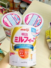 Sữa bột Meiji HP cho trẻ dị ứng đạm bò 0-36 tháng 850g (Mẫu mới)