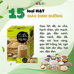 Bột Ngũ Cốc 15 Loại Hạt Damtuh Hàn Quốc - Hộp 40gói