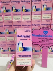 [Date T1/T2.2025] Siro Hạ Sốt Doliprane vị trái cây 100ml cho bé từ 3 tháng trở lên Pháp