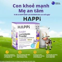 Happi Baby Lactoferrin Powder 28g – Bột Dinh Dưỡng Tăng Miễn Dịch Cho Trẻ Sơ Sinh