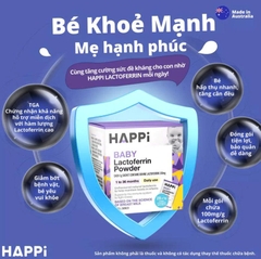 Happi Baby Lactoferrin Powder 28g – Bột Dinh Dưỡng Tăng Miễn Dịch Cho Trẻ Sơ Sinh