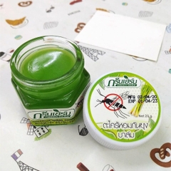 Dầu Cù Là Sả chống và trị  Muỗi Đốt Green Herb Citronella Essence Balm 20gr Thái Lan
