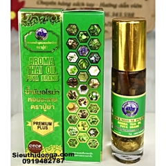 Dầu lăn  Otop 29 vị thảo dược  Thái Lan Aroma Thai Oil Puya Brand  8ml