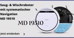 ROBOT HÚT BỤI + LAU NHÀ MEDION 19510!