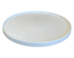 Dĩa tròn cạnh đứng 32cm Timeless Trắng (543234000)