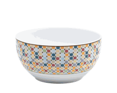 Hộp cơm sứ dưỡng sinh 3 tầng 12.5 cm - Mosaic (211236LTD)