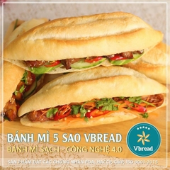 Bánh mì 5 sao Vbread (túi 5 bánh lớn)