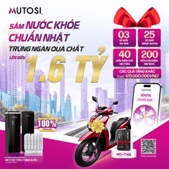 “Sắm Nước Khỏe Chuẩn Nhật – Trúng Ngàn Quà Chất” cùng Mutosi