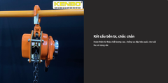 LB9 Palang Xích Lắc Tay 9 Tấn 1.5 Mét KENBO