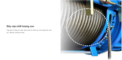 Pa lăng cáp điện KENBO CD1-5T 5 Tấn