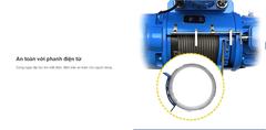 Pa lăng cáp điện KENBO CD1-5T 5 Tấn