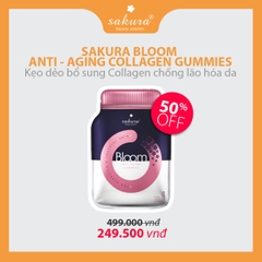 Kẹo dẻo bổ sung Collagen Sakura Bloom Anti - Aging