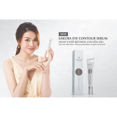 Serum giảm nhăn, mờ quầng thâm, giảm bọng mắt Sakura Eye Contour Serum