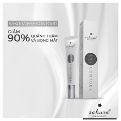 Serum giảm nhăn, mờ quầng thâm, giảm bọng mắt Sakura Eye Contour Serum