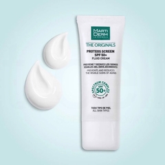 Kem Chống Nắng Phổ Rộng Toàn Diện Ngừa Lão Hóa, Phòng Chống Nám Quay Lại - MartiDerm The Originals Proteos Screen SPF50+ Fluid Cream