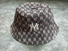 [MLB] Mũ Monogram Blue Jacquard Bucket Hat