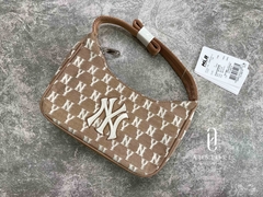[MLB] Túi đeo vai chữ nhật Monogram Jacquard Hobo