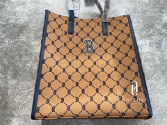 [MLB] Túi tote chữ nhật Monogram Jacquard Shopper