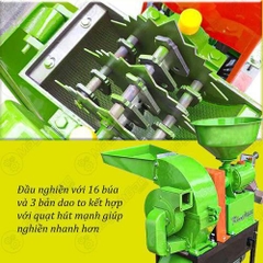 Máy xay xát lúa gạo mini gia đình 2 chức năng UN 6N40 9FQ20