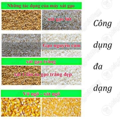 Máy xát gạo chống ồn đa năng UN 6N40 CO