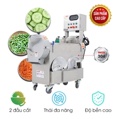 Máy thái rau củ quả công nghiệp đa năng MG-608 (2 đầu cắt)