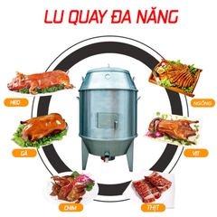 Lò quay vịt 80 inox
