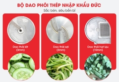 Máy thái rau củ quả công nghiệp đa năng MG-865