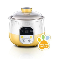 QT - Nồi nấu hầm cháo chậm cho bé ăn dặm Bear SUBE001 Bản Quốc Tế (có lồng hấp), hẹn giờ, ninh, ủ cháo, chưng yến - Cheapmall 0.8L_quốc tế A08G2