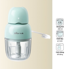 QT - Máy xay đa năng Bear, máy xay thịt, xay rau củ cho bé Bản Quốc Tế - HAPOS BH 18 thán QSJ-B02U2 0.6L 220W - BEAMXEQSJB02U2