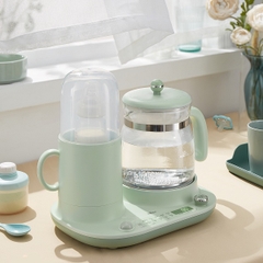 QT - Bình nấu nước đa năng, hâm sữa, hâm đồ ăn dặm và giữ ấm Bear TNQ-A12L1 - Hàng chính hãng - Bảo hành 18 tháng D12W7 - Xanh