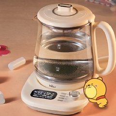 QT - Ấm Bình Máy pha trà chưng yến đa năng Bear SUBE011, thủy tinh dung tích 1,5L nhỏ gọn tiện lợi, dưỡng sinh, BH 18 tháng C08T1 Xanh Quốc Tế