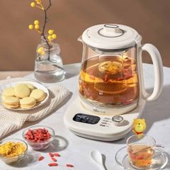 QT - Ấm Bình Máy pha trà chưng yến đa năng Bear SUBE011, thủy tinh dung tích 1,5L nhỏ gọn tiện lợi, dưỡng sinh, BH 18 tháng C08T1 Xanh Quốc Tế